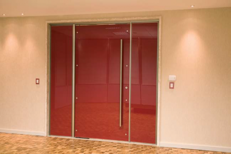 porta seregrafada vermelha